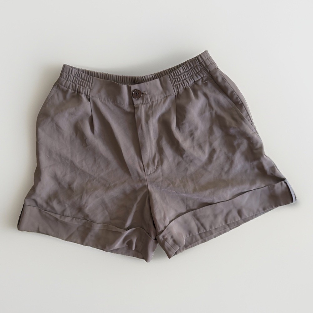 Marc by Marc Jacobs Women's Shorts Size 4 Gray Elastic Waist Cuffed Hem